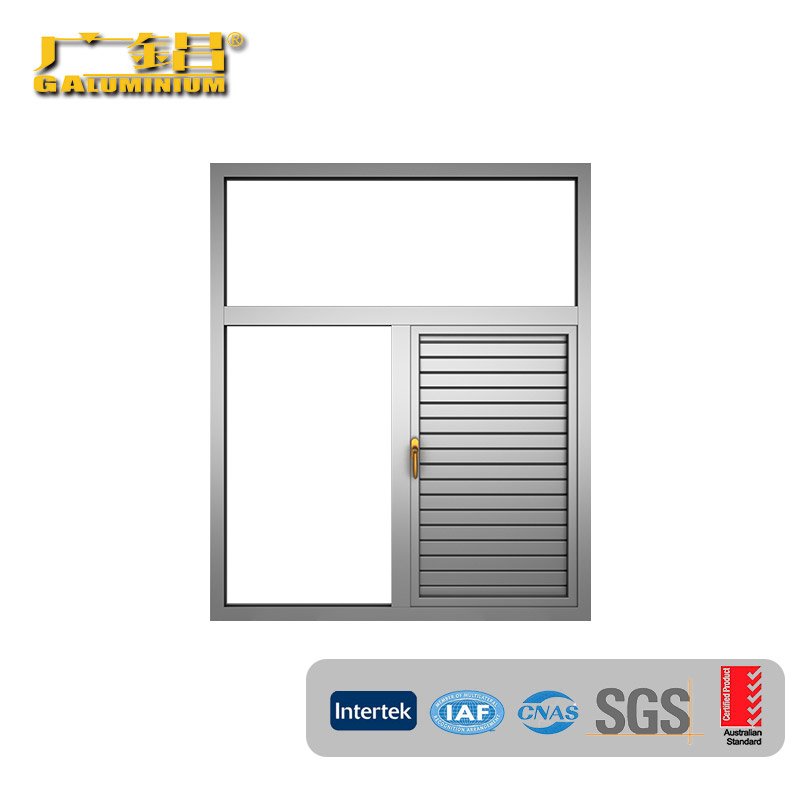 Aluminum Alloy Durable Hand-operated Louver Blind