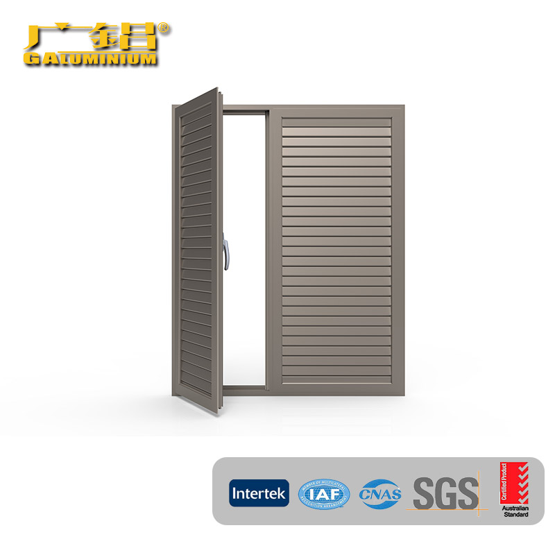 Aluminum Durable Hand-operated Louver Blind