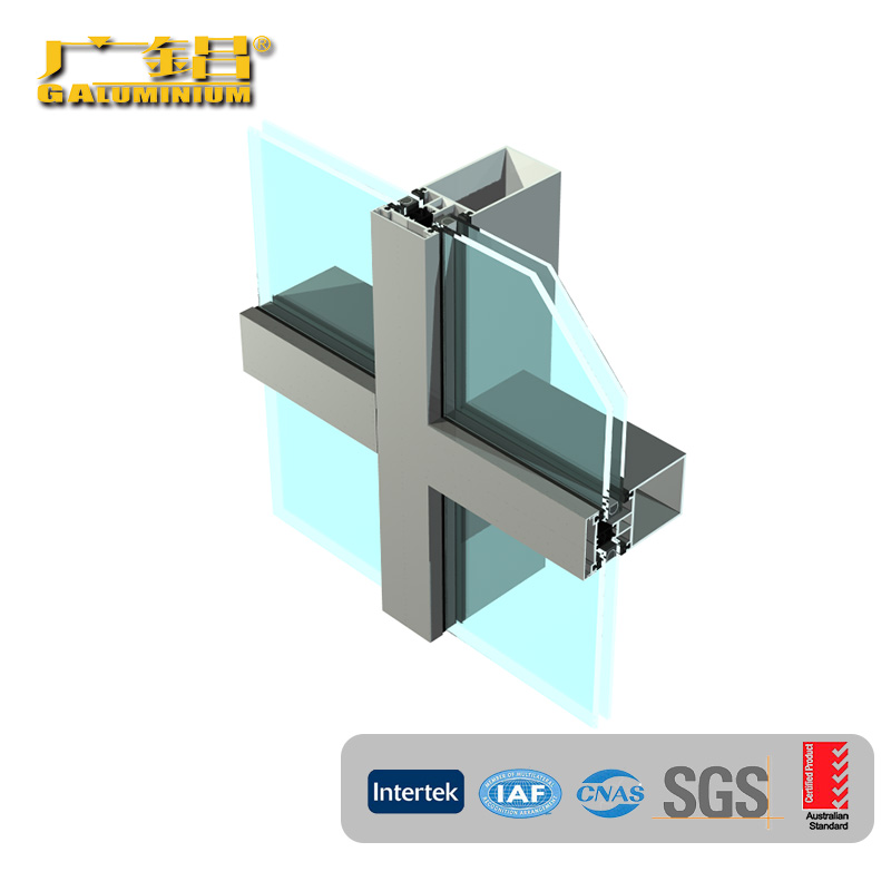 Matipid sa Enerhiya Curtain Wall na May Invisible Frame