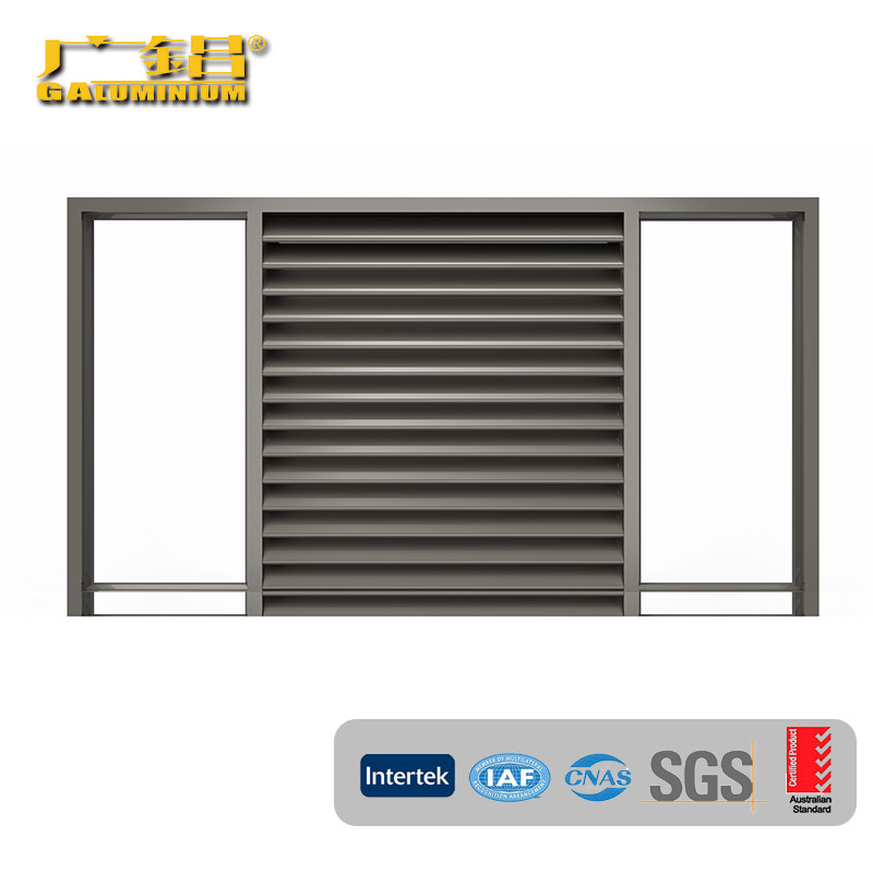 Sliding Simple At Matibay na Aluminum Louvers Window